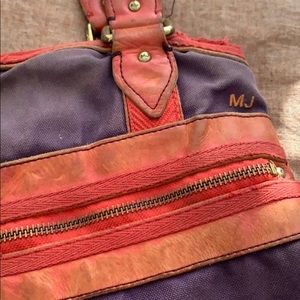 Vintage canvas and washed leather Marc Jacobs bag